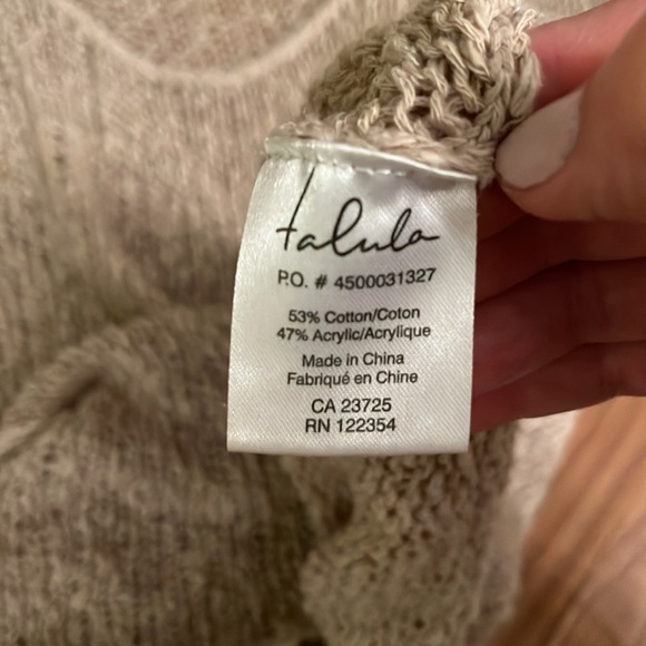 Talula woven knit sweater - Picture 4 of 5